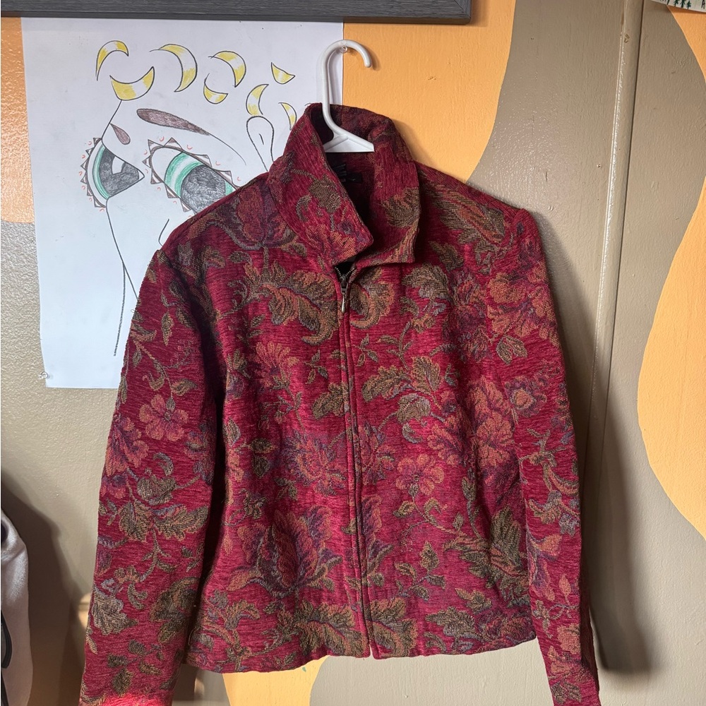 Elegant Floral Women's Blazer